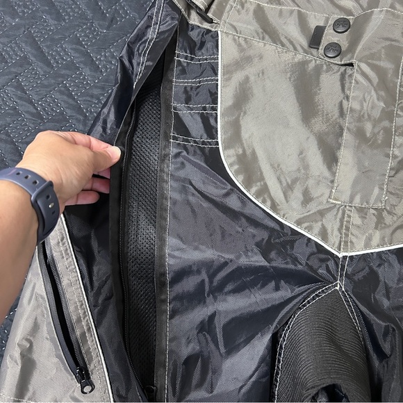 Motorcycle Pants Heat Resistant Knee Pads Mens Size 42 Adjustable Waist Vented - Picture 6 of 14